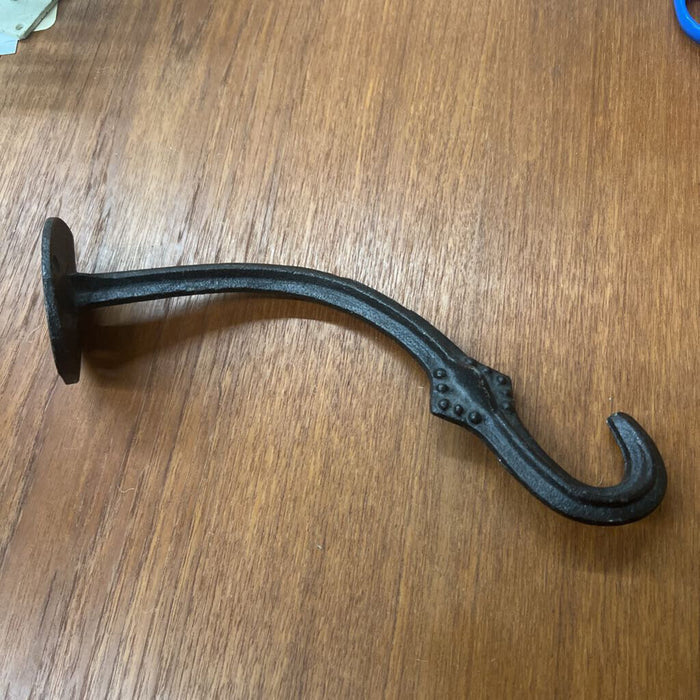 Black Metal Wall-Mounted Hook