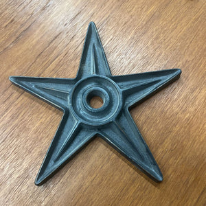 Vintage Look Cast Iron Star Anchor Plate
