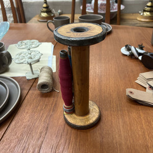 Antique Industrial Wooden Spool