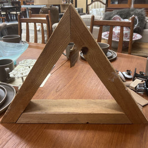 Handcrafted Decorative Barnboard Triangle- From Seeley's Bay