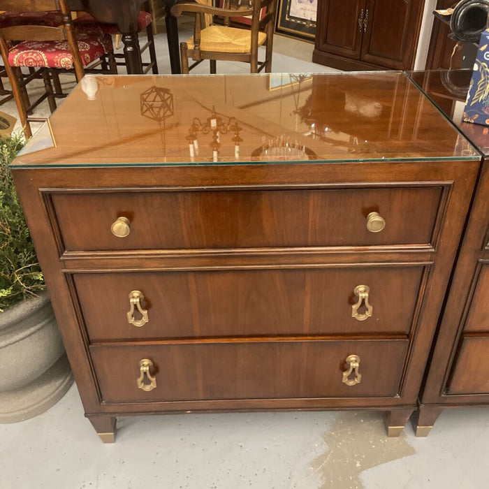 Lexington Mahogany Large Side Table, 3 Drawer
