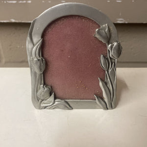Small Tulip Pewter Frame