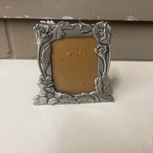 XS Floral Pewter Frame
