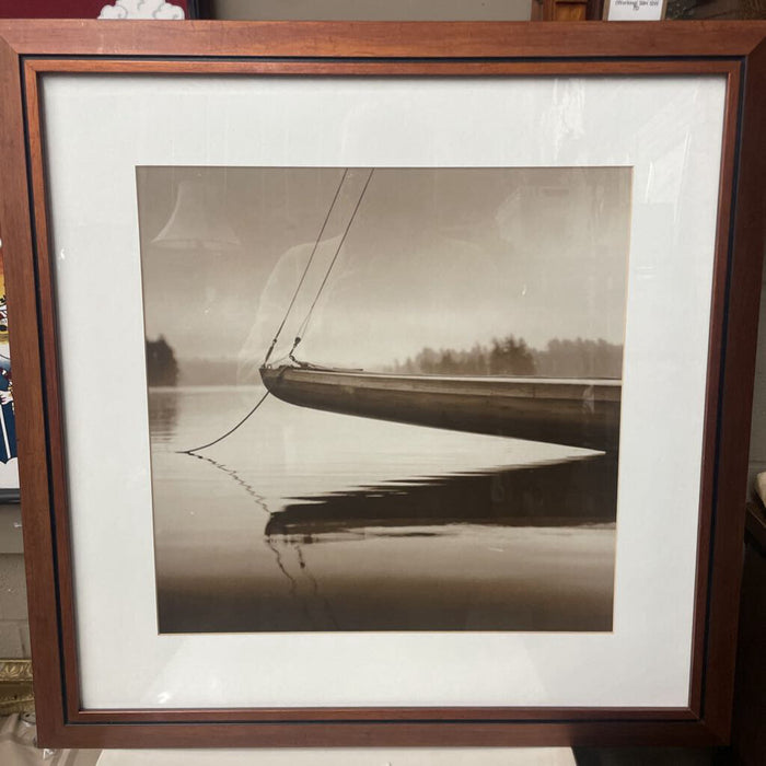 Sailboats Bow on Calm Water by Michael Kahn