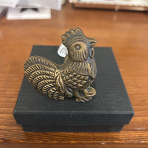 Iron Antique Brass Rooster Knob - 8051096 - (ADV)