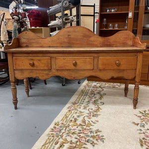 Antique Pine Hallway Table