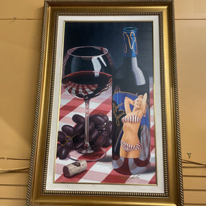 Framed Marilyn Monroe "Summer Red" Print by Scott Jacobs