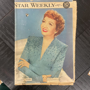 Star Weekly Newsprint from 1945