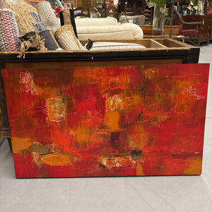 Original Solid Wood Abstract Painting by Artist Vanessa Martin