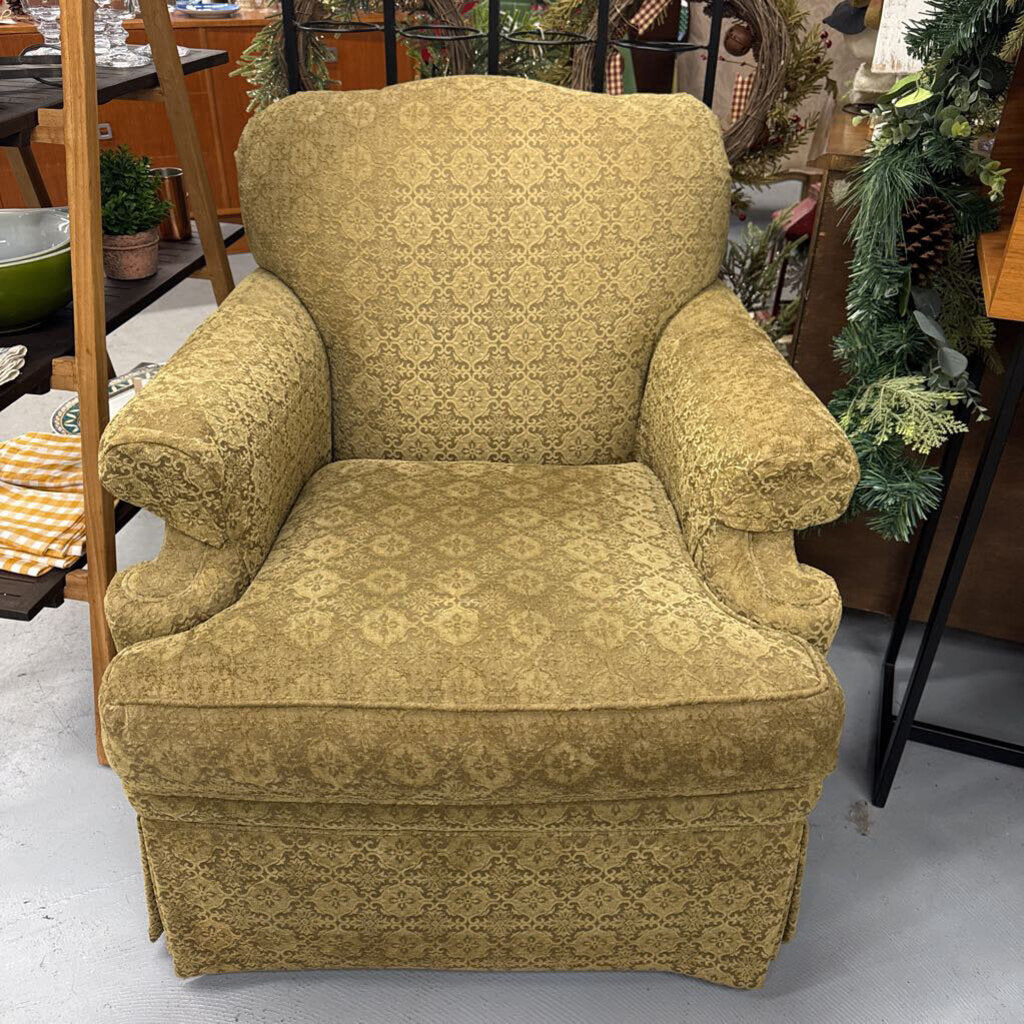 Snyder Furniture Custom Skirted Chair