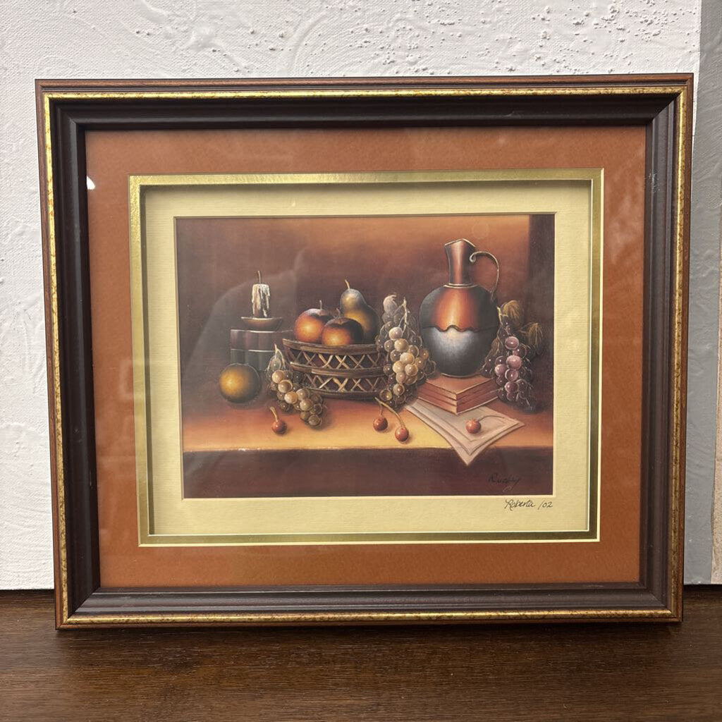 Framed Still-Life in Paper Craft by Roberta