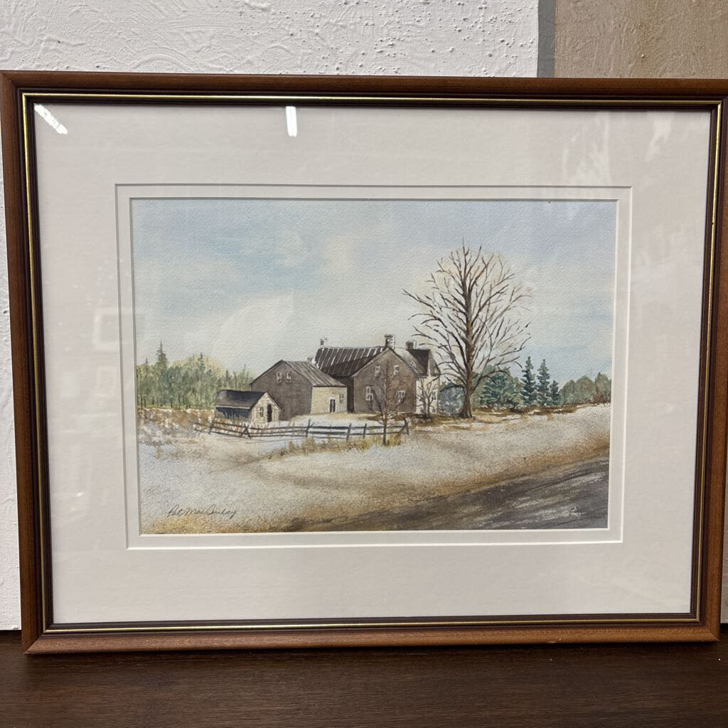 Original Watercolour "Near Camden East" by Pat McAuley