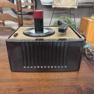 1950's Black RCA 45's Bakelite Record Player-UNTESTED