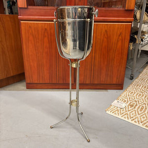 Stainless Steel Champagne/ Wine Bucket w Chrome Stand