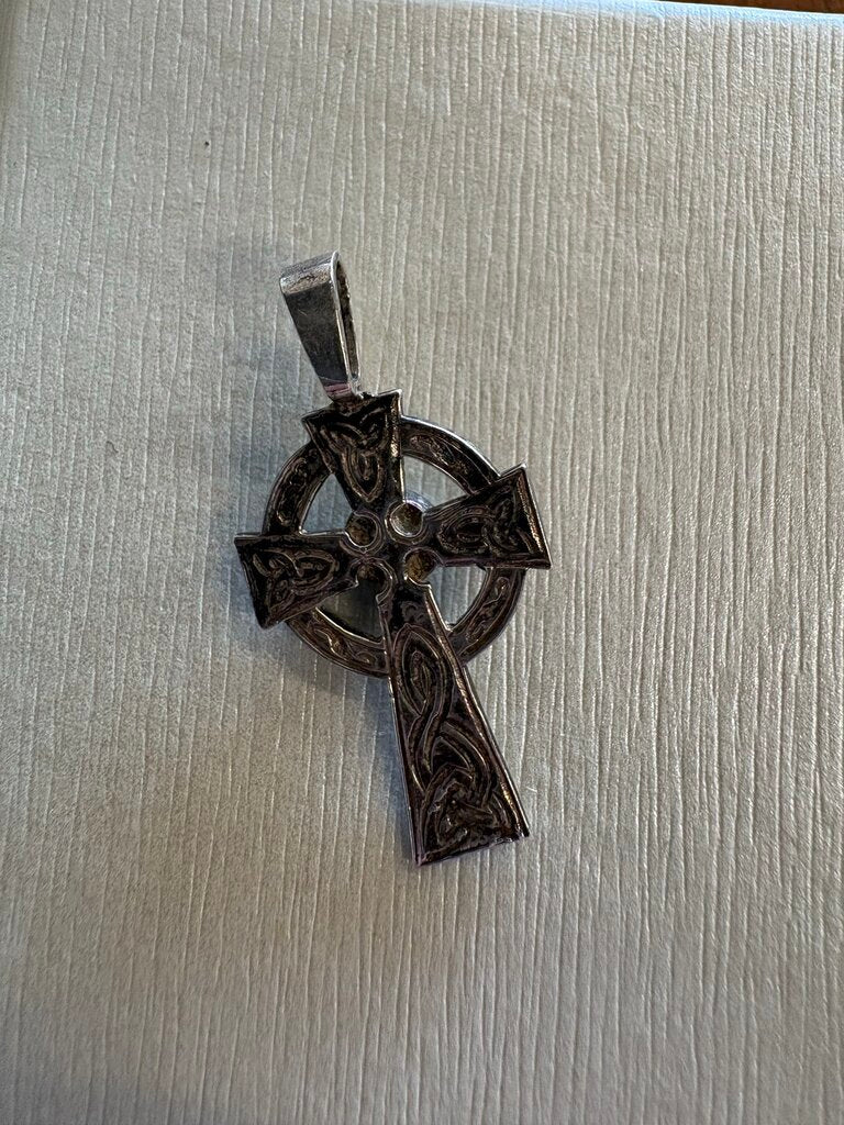 Sterling Silver Celtic Cross Pendant