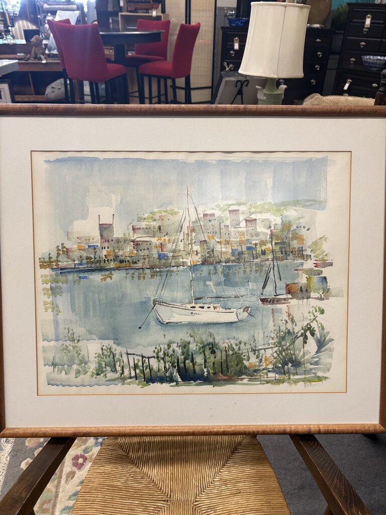Original Watercolour Alfred BIRDSEY Bermuda I