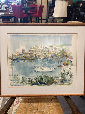 Original Watercolour Alfred BIRDSEY Bermuda I