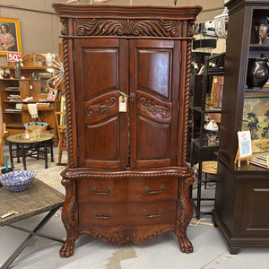 Pheasant Run - Cherry Armoire w Adj Shelf