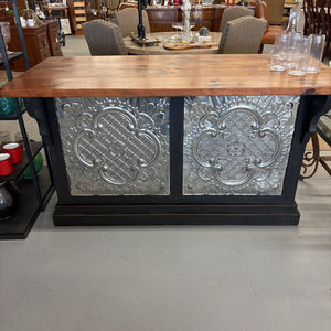 Mennonite Island Bar W Tin Accents