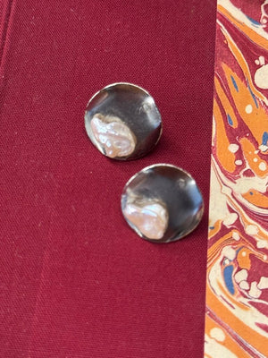 "Moon Tides" Fresh Water Pearl Earrings - Local Artist