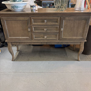 Sideboard - Driftwood Stain, Queen Anne Legs