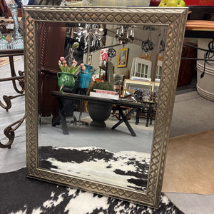 Silver Framed Mirror