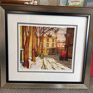 Toronto Street - Winter Morning Print by LAUREN HARRIS (G of 7)