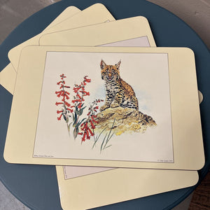 Set of 4 Glen Loates Nature Painting Placements