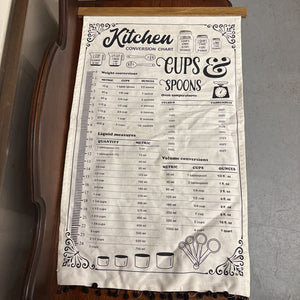 Kitchen Measurements Wall Hanging