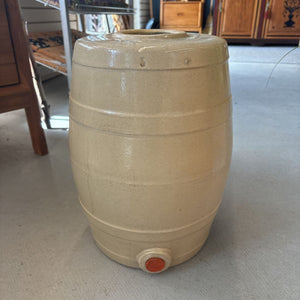 Vintage Cream Moira Pottery Stoneware Wine Dispenser