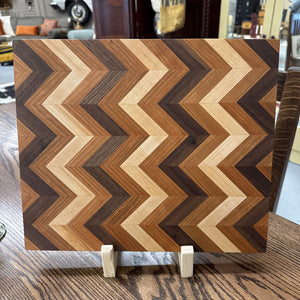HERRINGBONE Charcuterie Board - LOCAL ARTIST KEN PARR