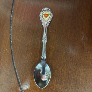 Vintage Alberta Wild Rose Calgary Flower Spoon