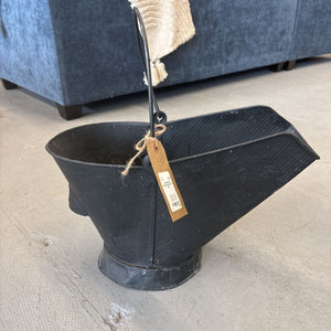 Vintage Ash Fireplace Bucket