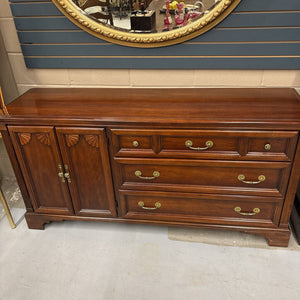 Strathroy Mahogany Traditional Long Dresser-Condition Noted