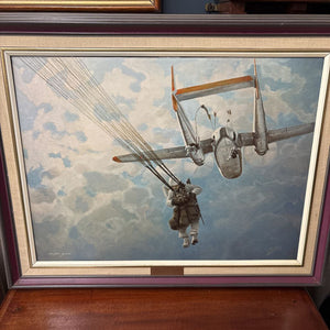 Military Reproduction Print "Winter Sky"-E.F. Zuber