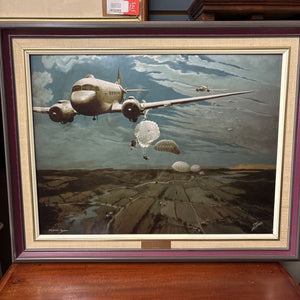 Military Reproduction Print "Night Drop"-E.F. Zuber