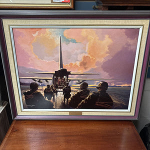 Military Reproduction Print "Pathfinders"-E.F. Zuber