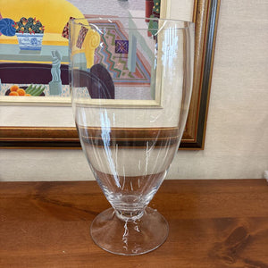 Glass Table Vase on Base