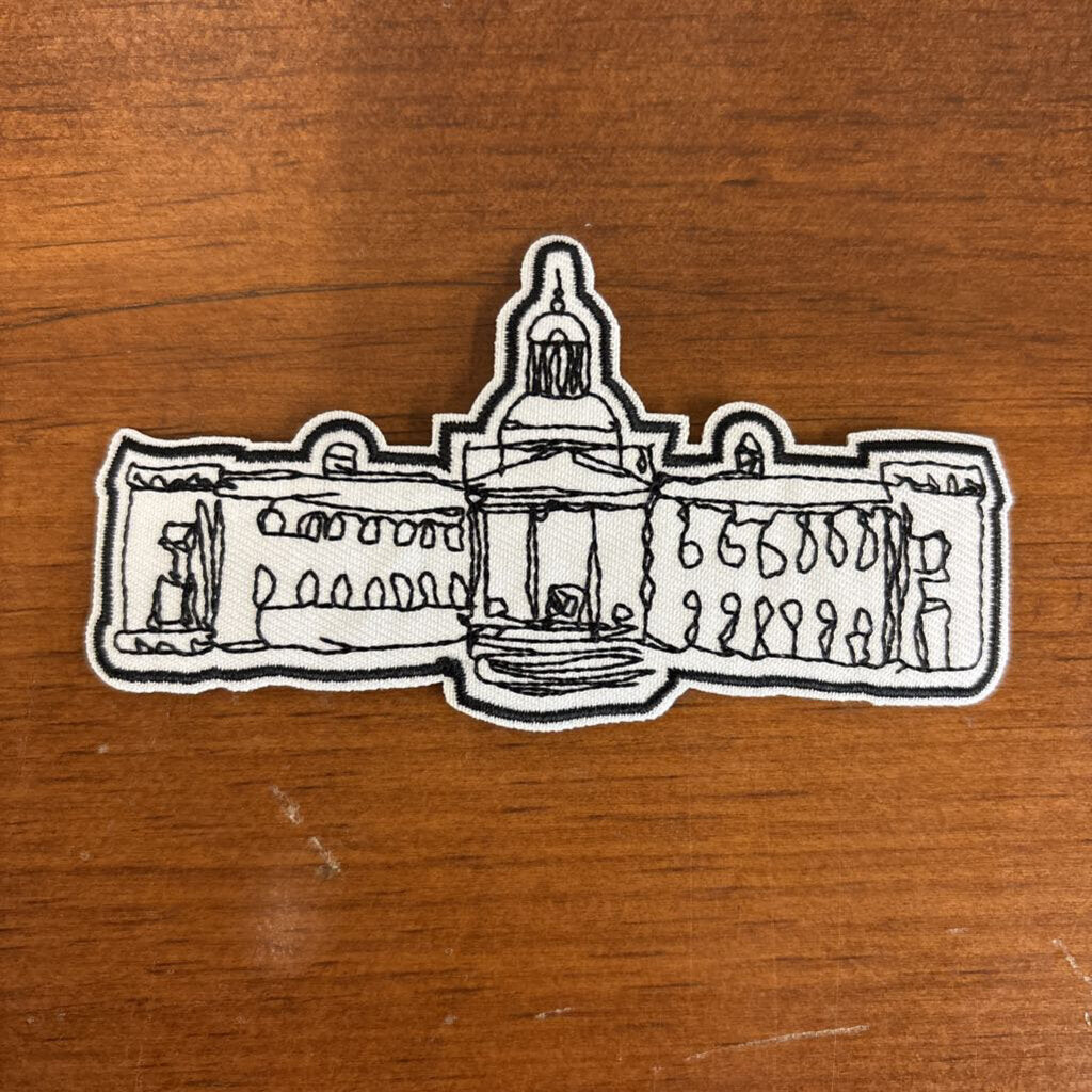 LOCAL ARTIST Kingston Designed Iron-On Patch-City Hall