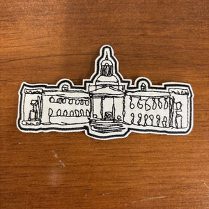 LOCAL ARTIST Kingston Designed Iron-On Patch-City Hall