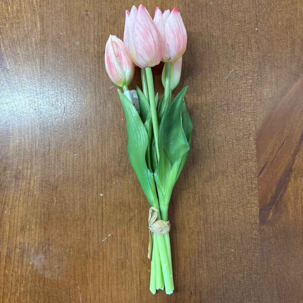 Fresh Touch Mini Wild Pink Tulip Bunch 10" (5 Stems) 10187PK