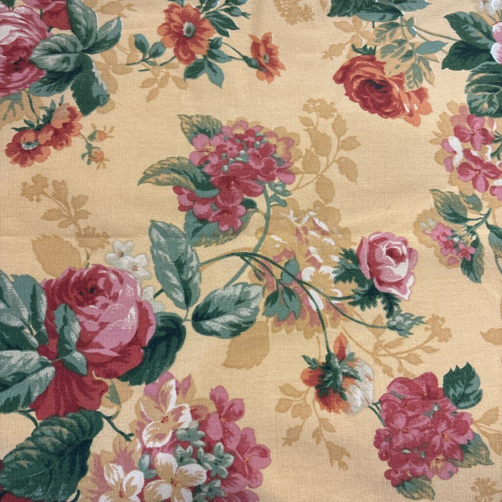 Garden Floral Window Curtains SET of 4-1 Missing Rings