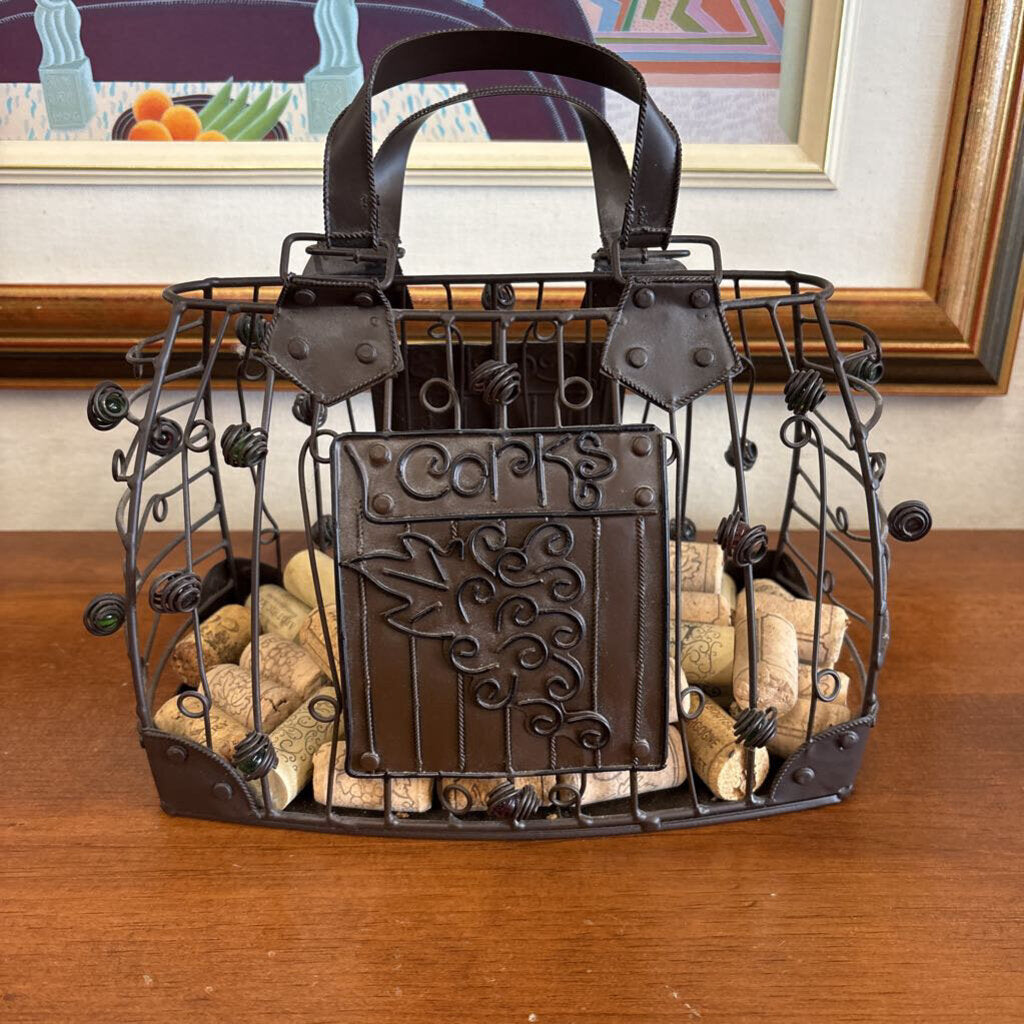 Metal Cork Cage Holder