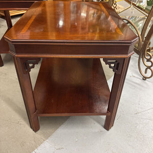 Bookmatched Bombay Side Table (Asian Accent)