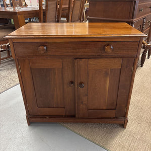 Maple Wash Stand w Towel Racks - Condition Noted