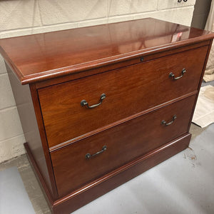 BUSH FURNITURE Two-Drawer Maple Look Credenza Filing Cabinet