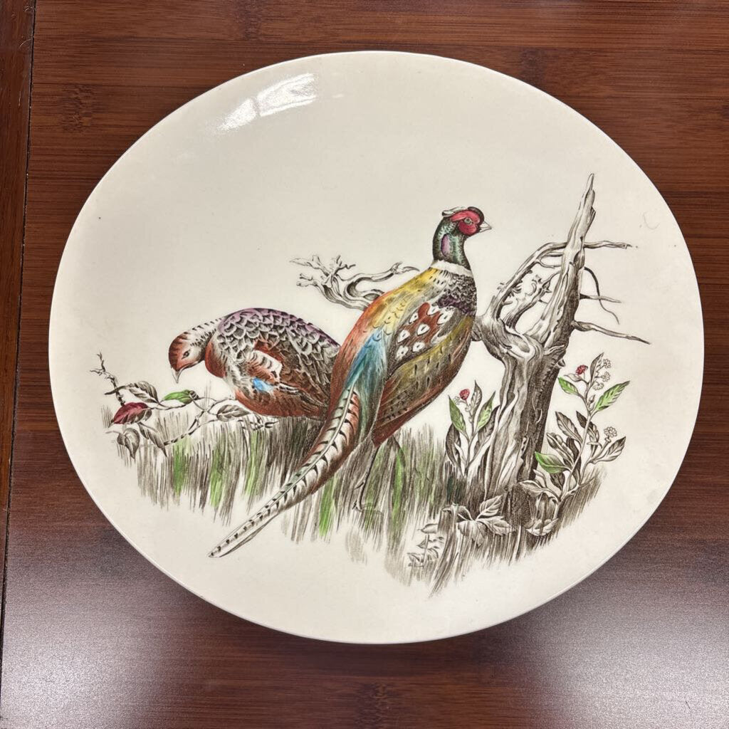 Game Birds -Pheasant Oval Dinner plate