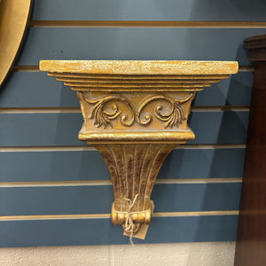 Gold Resin Wall Mount Display Sconce