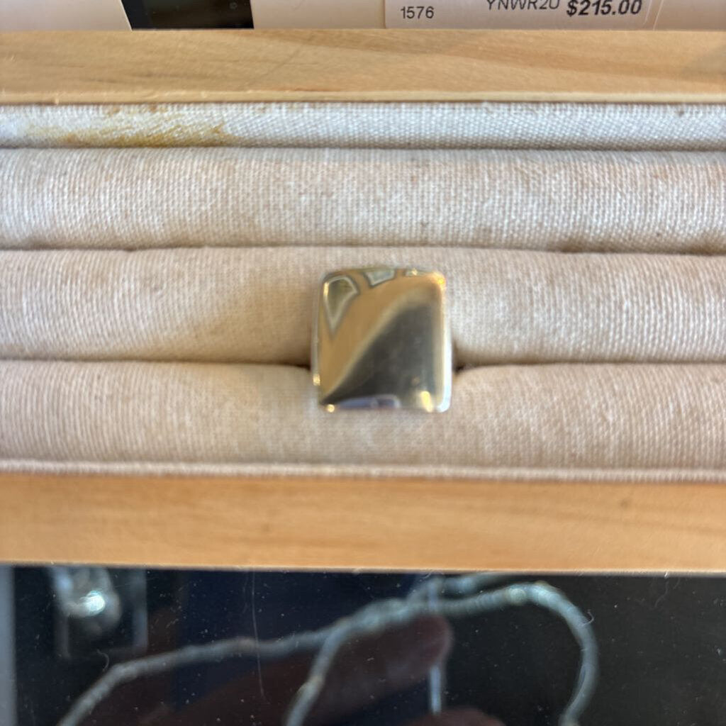 Sterling Rectangular Signet Ring