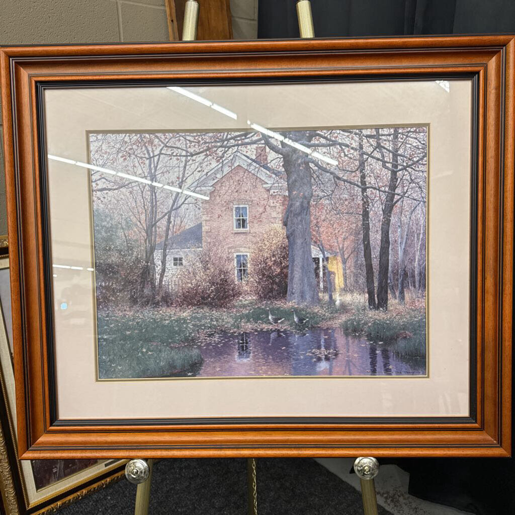 'Quiet Reflections' Print by Ned Young - Prof Framed